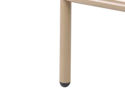 POLLINA 4 personers Havesofa med bord Brun Metal