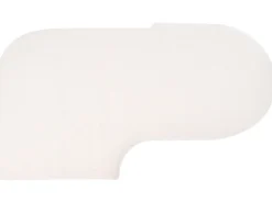 POLLINA 4 personers Havesofa med bord Brun Metal