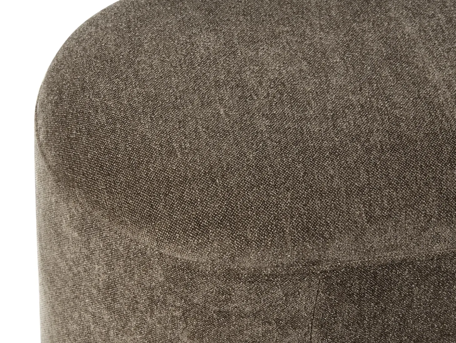 Polstret bænk DECORAH Boucle Brun