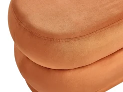 Polstret bænk ELLENDALE Velour Orange