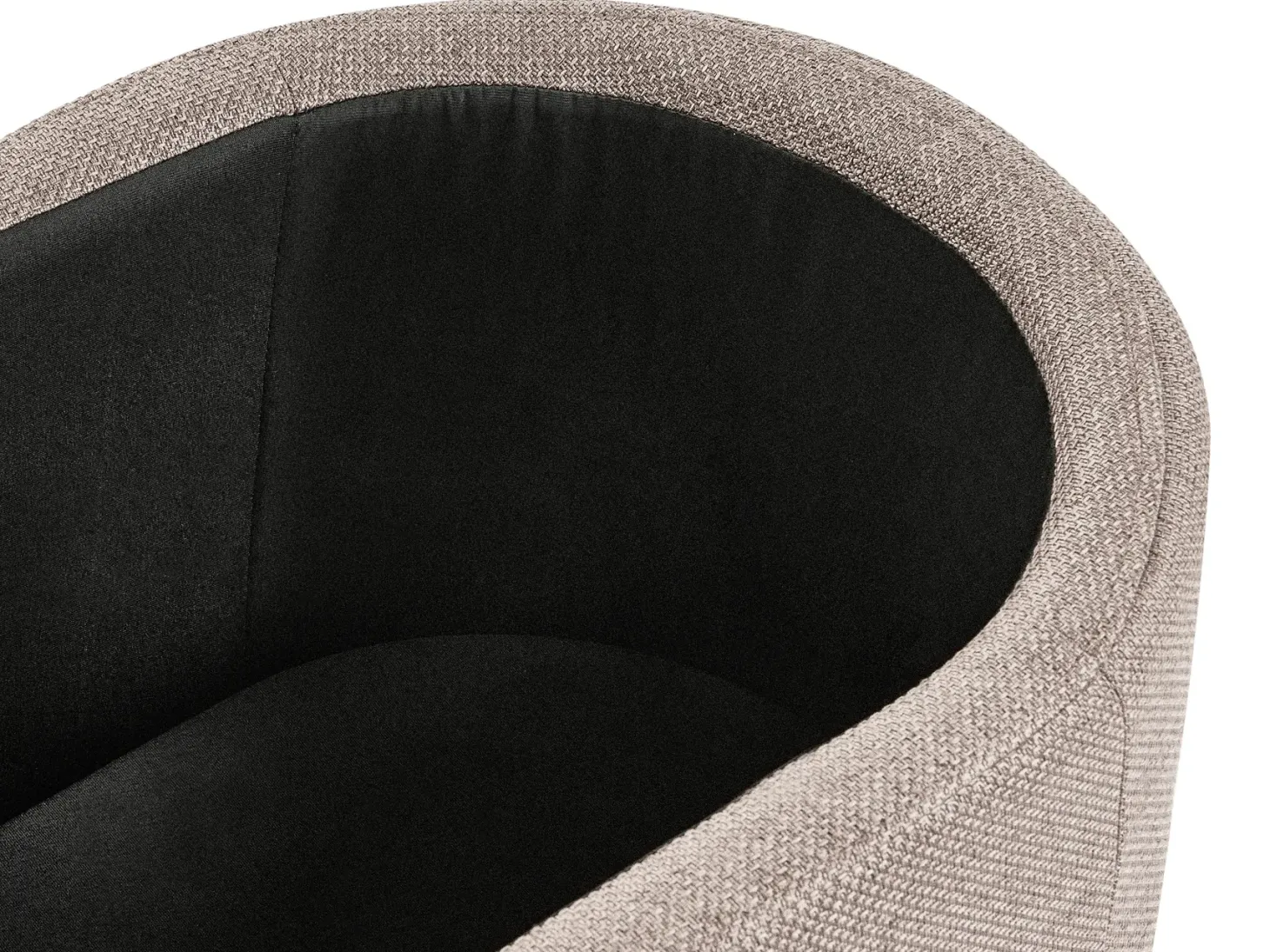 Polstret bænk med opbevaring HAYWARD 98 cm 44 cm Beige
