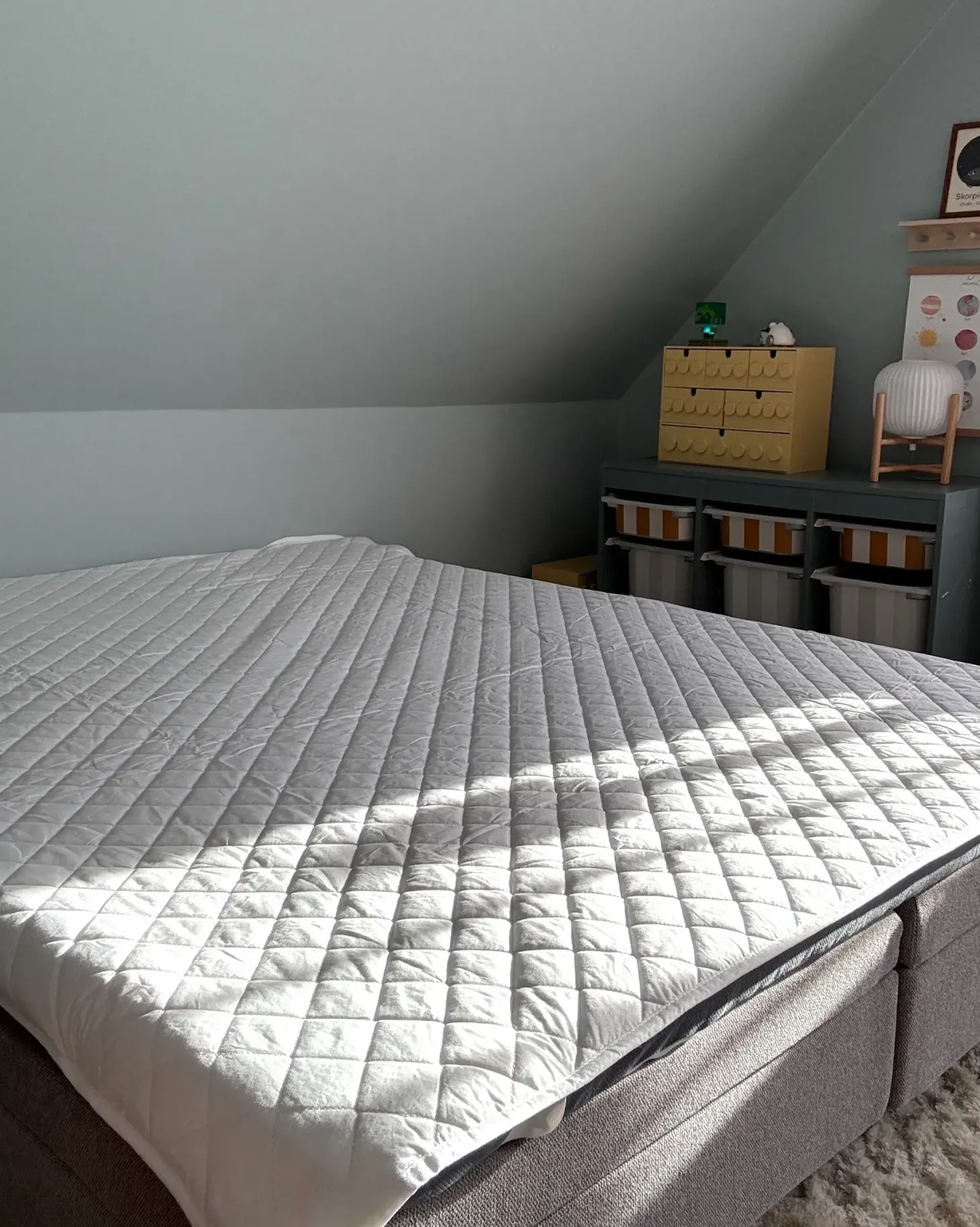 Polyester madrasbeskytter ALMANZOR 160 x 200 cm
