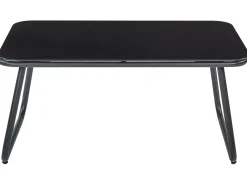 POMONTE 4 personers Loungesæt med bord Sort Metal