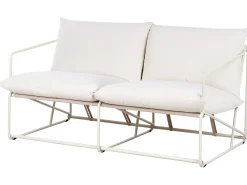 PONTE 4 personers havesofasæt Lys Beige Metal