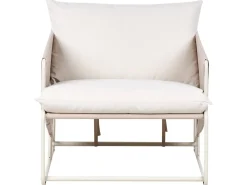 PONTE 3 personers havesofasæt Lys Beige Metal
