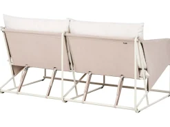 PONTE 3 personers havesofasæt Lys Beige Metal