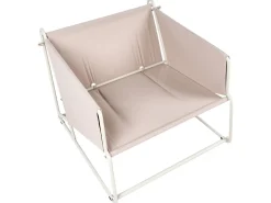 PONTE 3 personers havesofasæt Lys Beige Metal