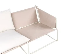 PONTE 3 personers havesofasæt Lys Beige Metal