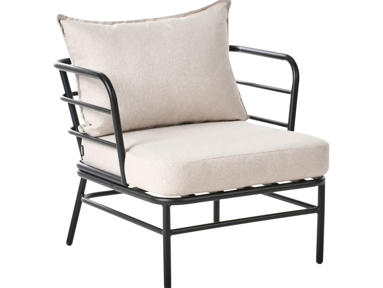 PONZONE 5 personers havesofasæt Lys Beige Metal