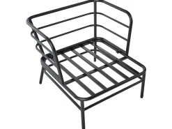 PONZONE 5 personers havesofasæt Lys Beige Metal