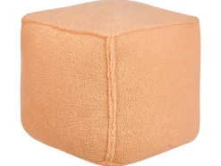 Puf ALIPUR Boucle Orange