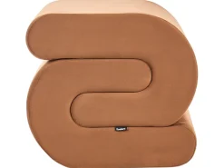 Puf ARCADIA Velour Guldbrun