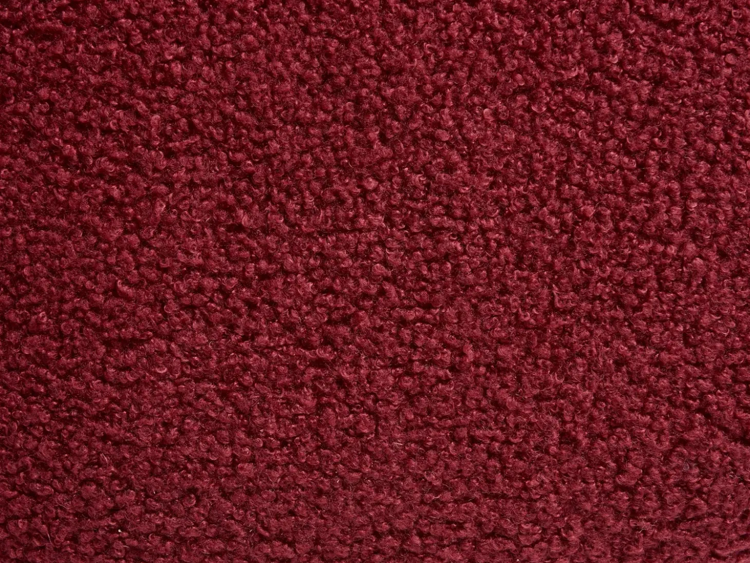 Puf CALIENTE Boucle Mørkerød