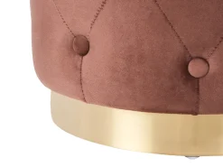 Puf CARROLLTON Velour Brun