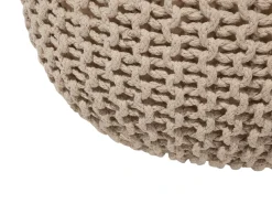 Puf CONRAD Bomuld Lys Beige