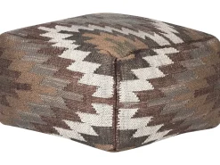 Puf DEEPOR Jute Multifarvet
