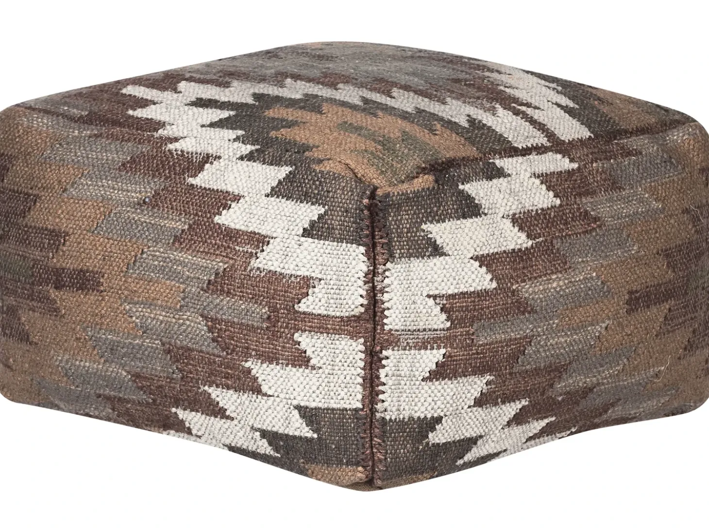 Puf DEEPOR Jute Multifarvet