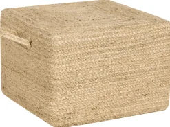 Puf DHADAR Jute Naturlig
