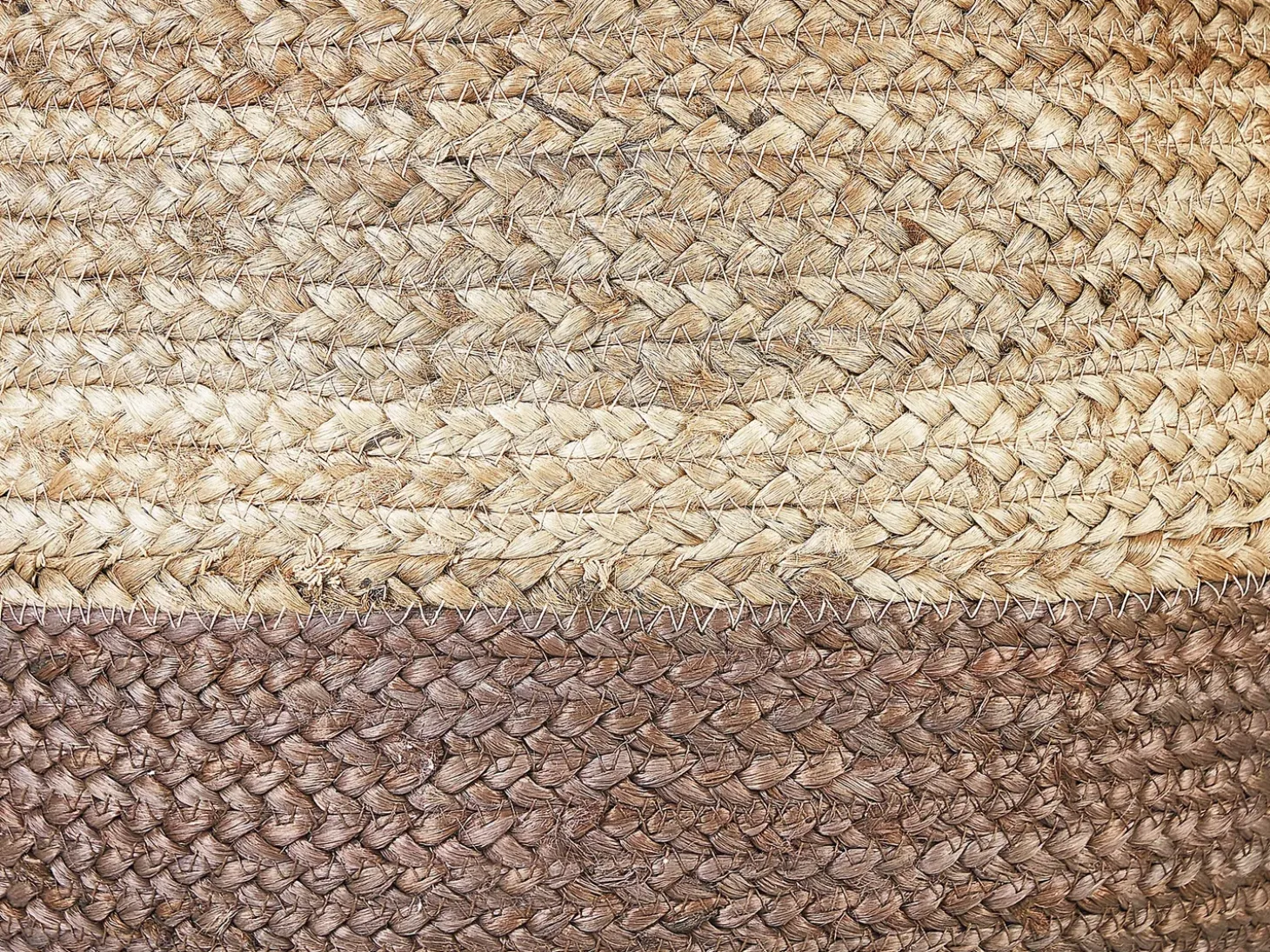 Puf DUKI Jute Brun