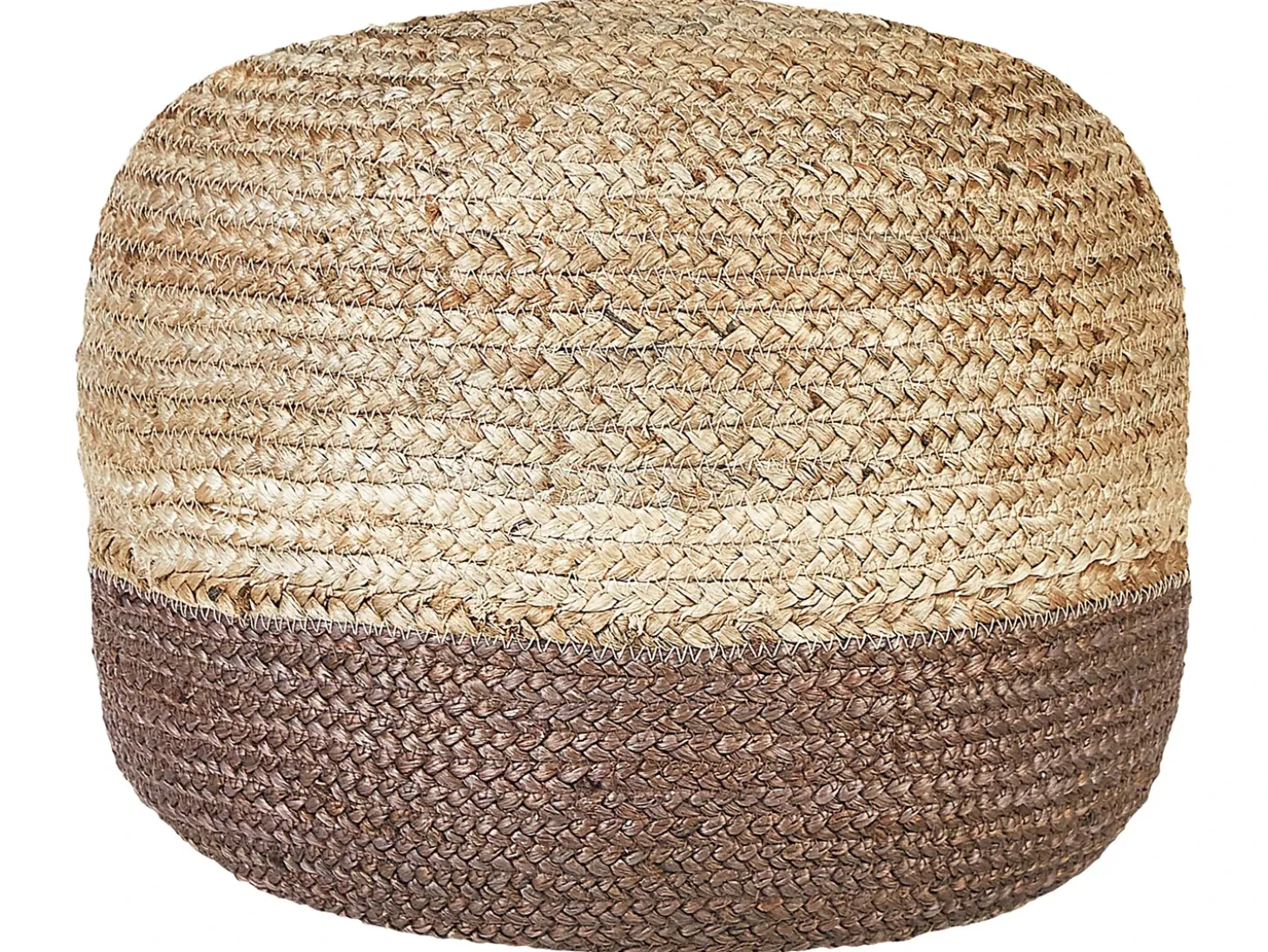 Puf DUKI Jute Brun