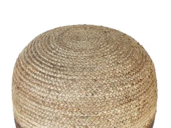 Puf DUKI Jute Brun