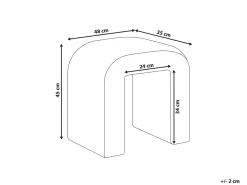Puf ESTES Boucle Lysebrun