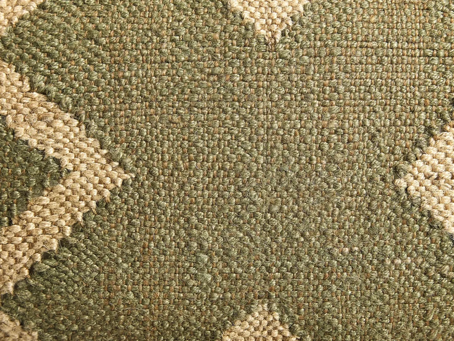 Puf GOPI Jute Grøn