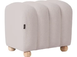 Puf IDYLLWILD Boucle Cremehvid