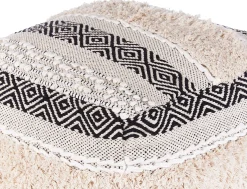Puf KANAM Bomuld Lys Beige