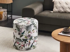 Puf LOVETT Velour Multifarvet