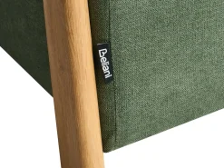 Puf med opbevaring EDLAND 45 cm 43 cm Grøn