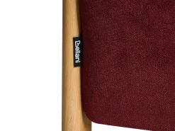 Puf med opbevaring EDLAND 45 cm 43 cm Bordeaux
