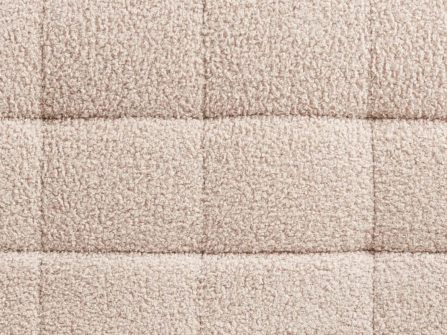 Puf med opbevaring MICHIGAN Boucle Beige
