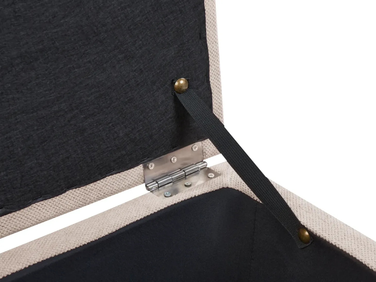 Puf med opbevaring OREM Beige