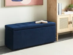 Puf med opbevaring OREM Navy Blå