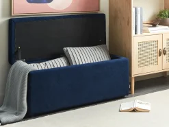 Puf med opbevaring OREM Navy Blå