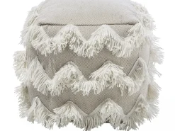 Puf NASHIK Bomuld Beige