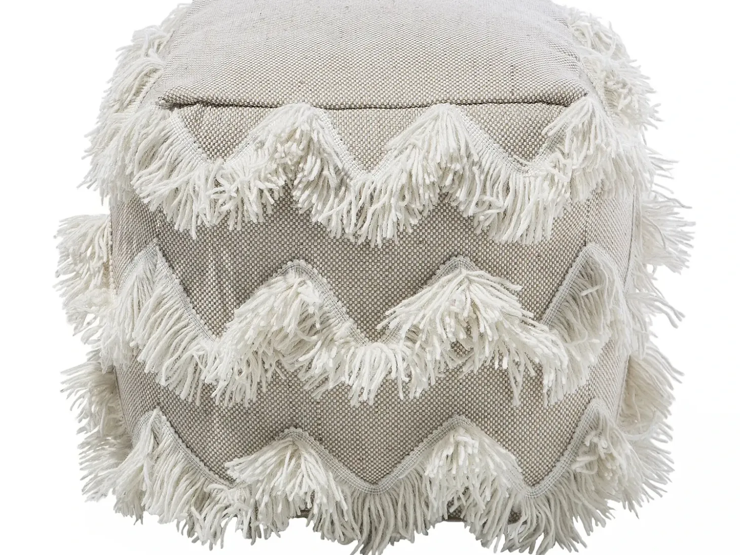 Puf NASHIK Bomuld Beige