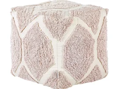 Puf ROJHAN Bomuld Pastellrosa