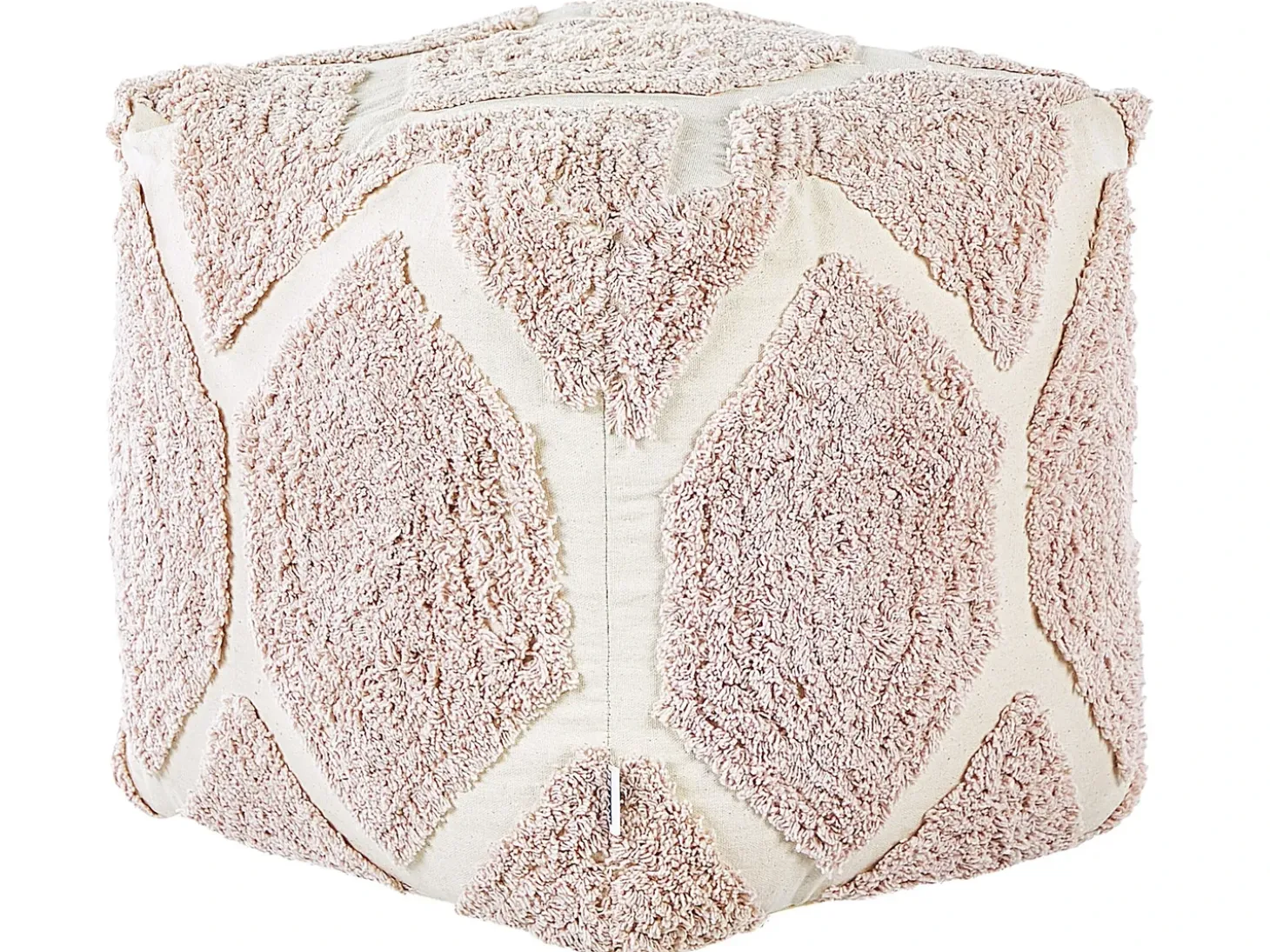 Puf ROJHAN Bomuld Pastellrosa