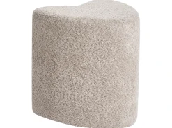 Puf SCOTIA Chenille Lysebrun