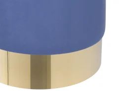 Puf SOPHIA Velour Navy Blå