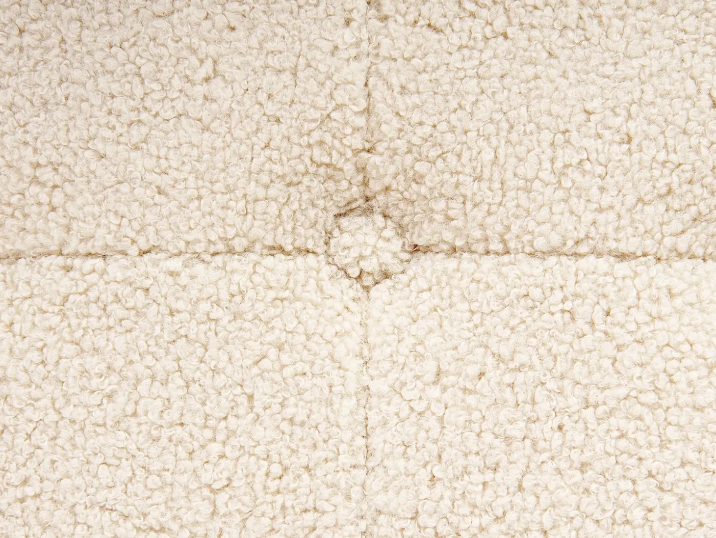 Puf TAMPA Boucle Beige