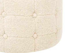 Puf TAMPA Boucle Beige