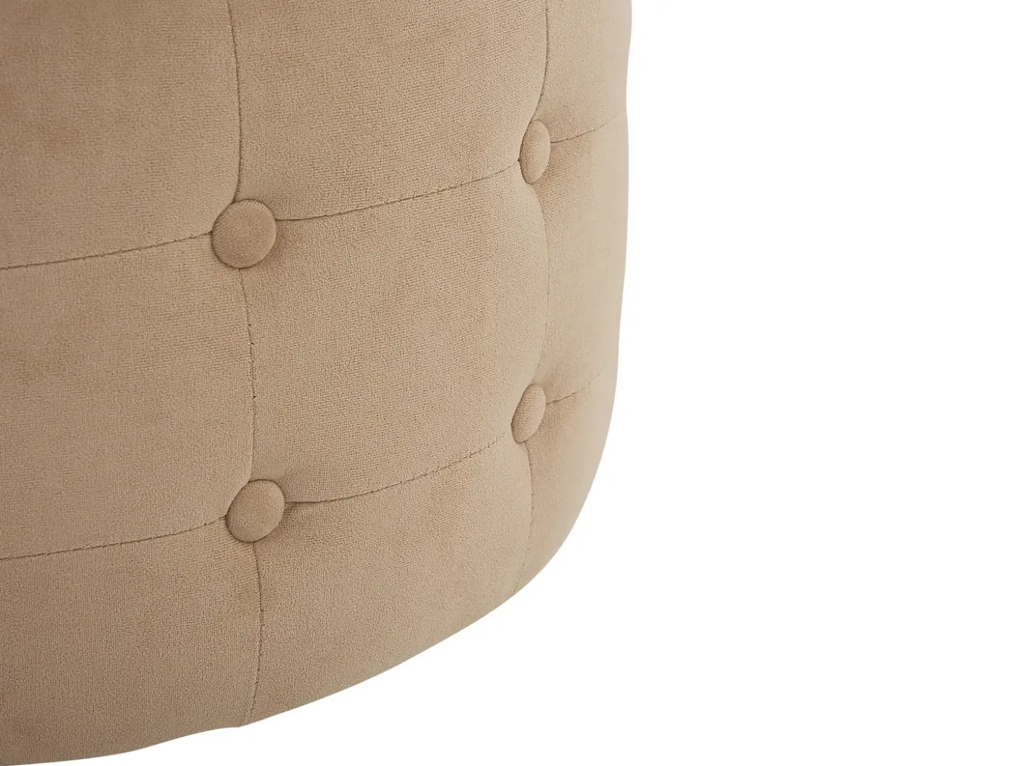 Puf TAMPA Velour Sand Beige