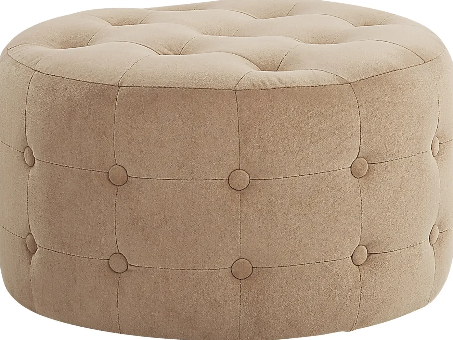 Puf TAMPA Velour Sand Beige