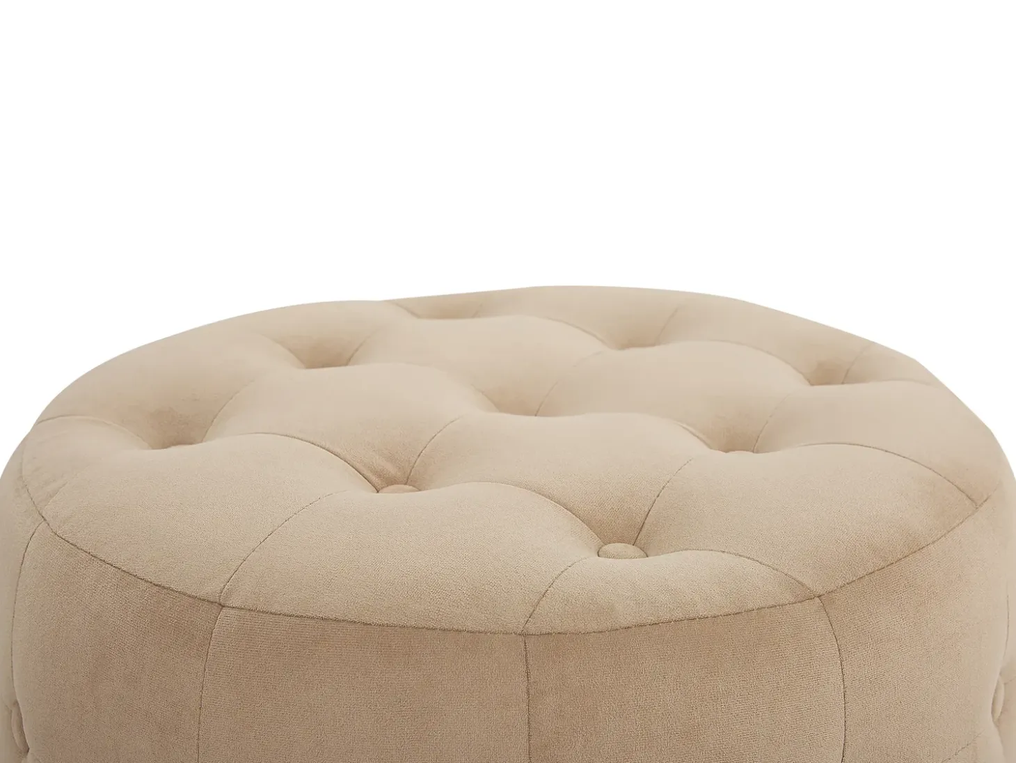 Puf TAMPA Velour Sand Beige