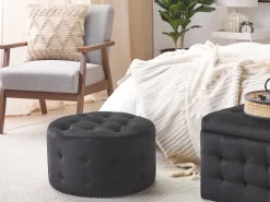 Puf TAMPA Velour Sort