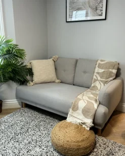 Puf TIFELT Jute Beige
