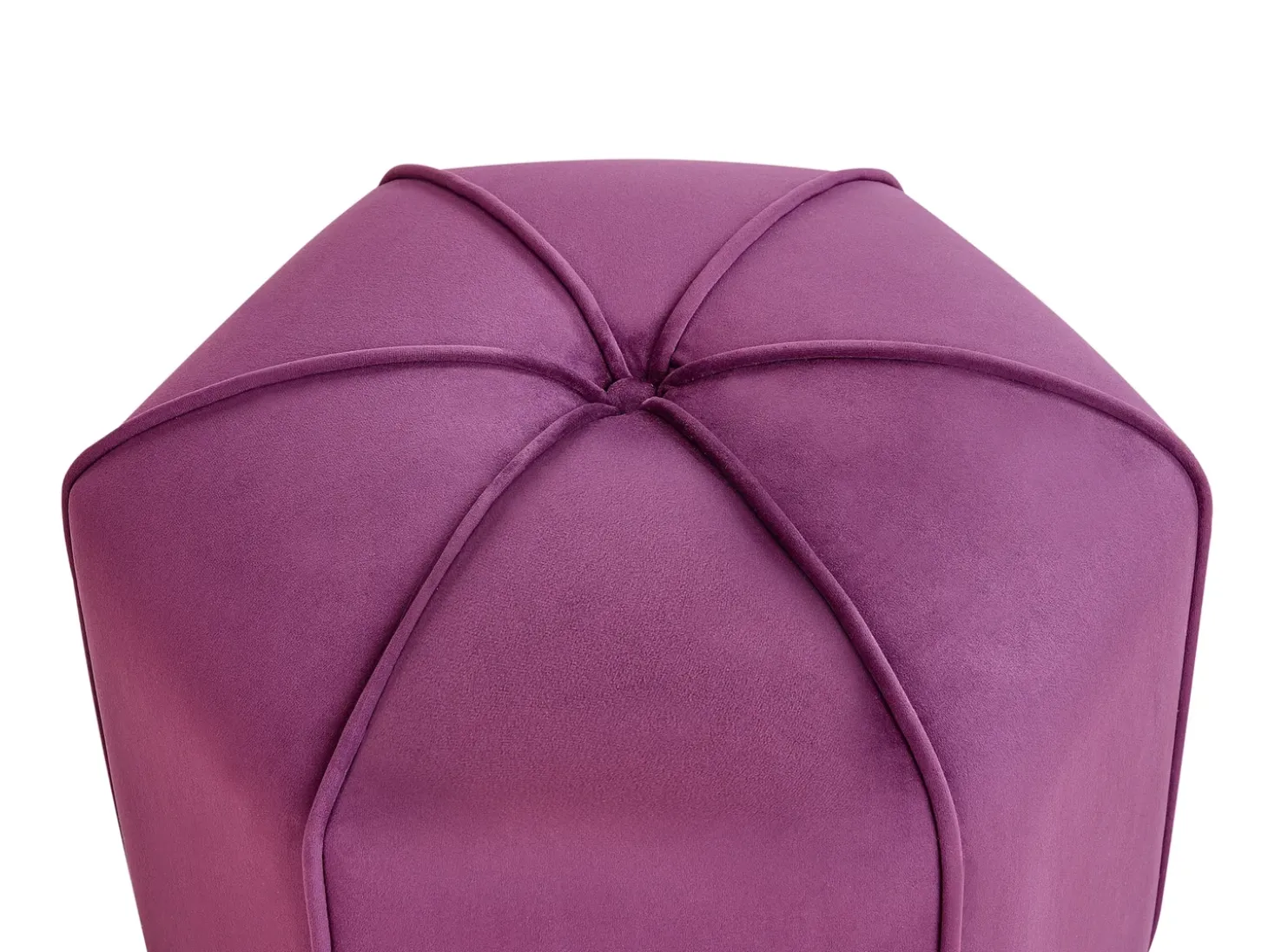 Puf WISHEK Velour Purpur